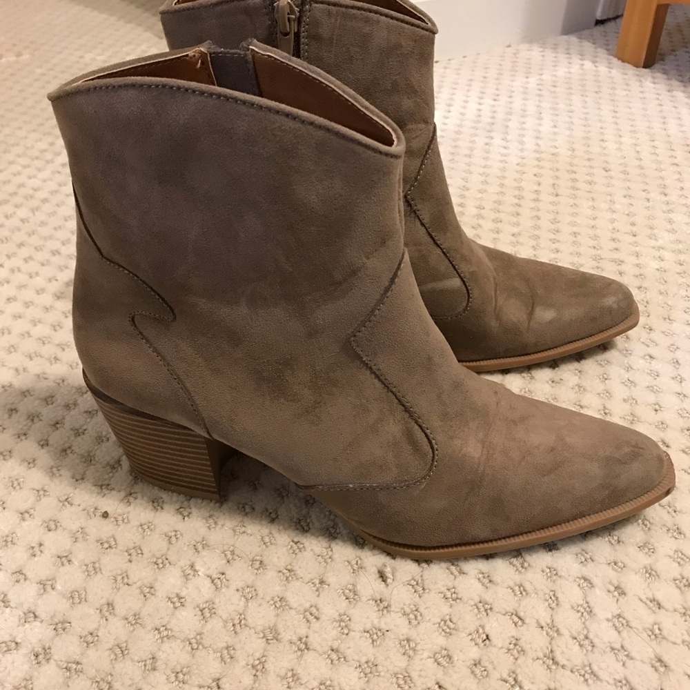 Bettye Muller booties, worn once